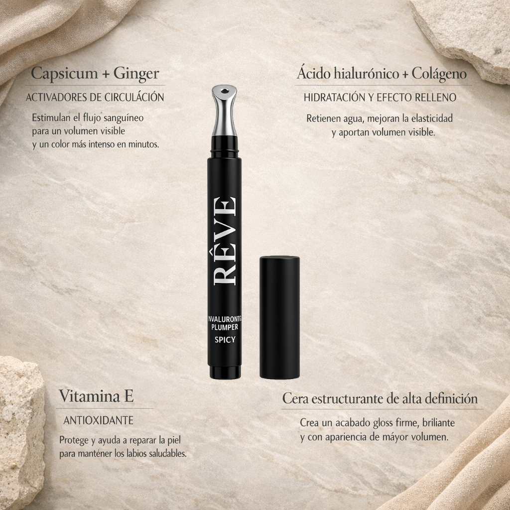 Lip Plumper de volumen instantáneo | RÊVE Black Edition